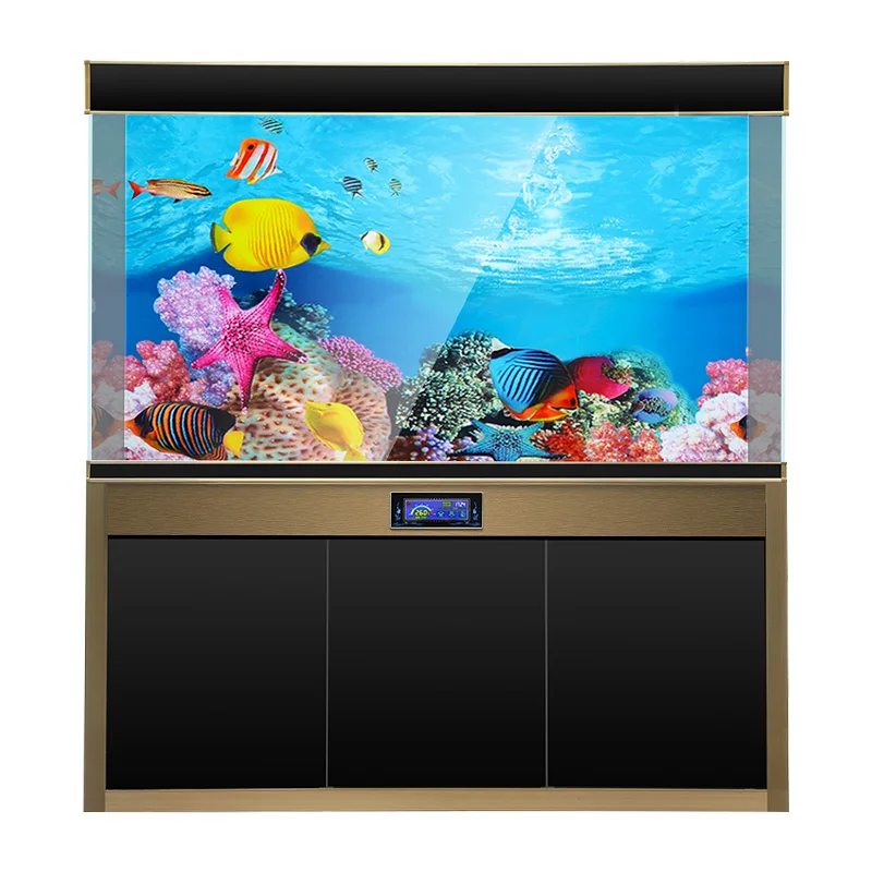 70センチメートルMulti Sizes 30〜80センチメートル人気水族館ステッカー水槽肥厚背景紙粘着3D絵画