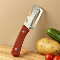 Originele multifunctionele keukenhulpjes van roestvrij staal, duurzaam, scherpe groente- en fruit schiller