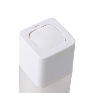 Flacon pompe airless rotatif 15ml 30ml 50ml, contenant cosmétique givré double couche épaissi, carré, vide, pour lotion - Product Image 3
