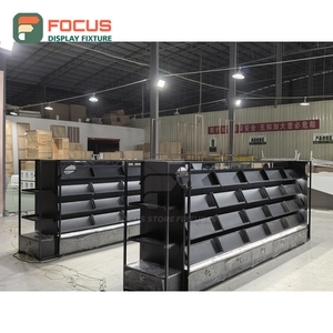 Professional Store Interior Stainless Steel Gondola Shelving Space Planning Cosmetic Display <b>Cabinet</b> - Product Image 2