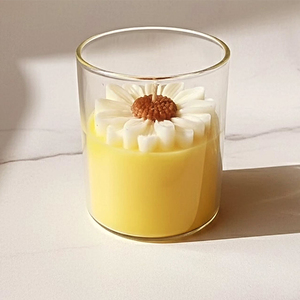 Velas Aromáticas de Cera de Soya AIKUN en Frascos de Vidrio Decorativos Hechos a Mano con Flores, para Hoteles, Hogares, Regalos, Bares - Product Image 4