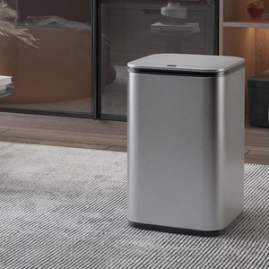 <span class=keywords><strong>Cubo</strong></span> de <span class=keywords><strong>basura</strong></span> de cocina con Sensor automático de 30L con tapa, <span class=keywords><strong>cubo</strong></span> de <span class=keywords><strong>basura</strong></span> antihuellas dactilares de acero inoxidable para el hogar y la Oficina, producto de Metal inteligente - Product Image 1