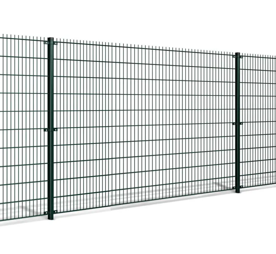 Wrought Iron Green Metal Wire Mesh Security Fence Panel Stadium Fence