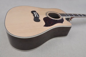 Flyoung-guitarra acústica de 41 pulgadas, instrumento de cuerda sólido, Hummingbird - Product Image 4