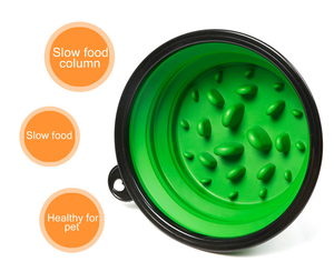 ชามพับได้สำหรับสัตว์เลี้ยงแบบพกพา ขนาด 1000 มล. ผลิตจากวัสดุ TPE ปลอดสาร BPA เป็นมิตรกับสิ่งแวดล้อม พร้อมโลโก้สั่งทำได้ - Product Image 2