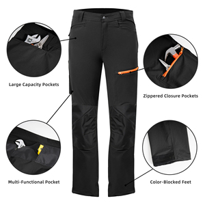 Ropa de trabajo de moda transpirable Pantalones Protección laboral Rodilleras Herramienta multibolsillo Pantalones de trabajo de carga - Product Image 4
