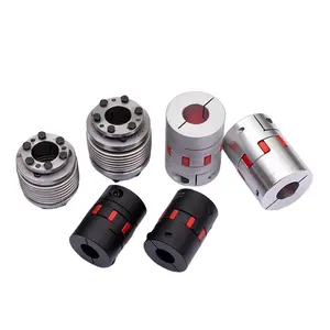 Motor kecil kaku Coupler aluminium fleksibel jenis Jaw Pu karet Bintang Coupling untuk Cnc