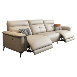 <span class=keywords><strong>Canapé</strong></span> de salon électrique trois places en <span class=keywords><strong>cuir</strong></span> véritable de l'usine Maiwill Foshan 1 2 3 places <span class=keywords><strong>canapé</strong></span> sectionnel inclinable électrique - Product Image 3