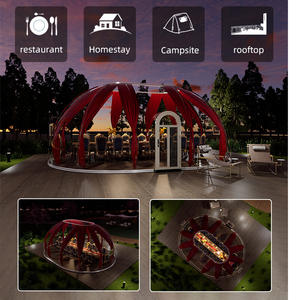 Tente transparente ciel étoilé extérieur en plein air Internet célèbre maison à bulles cour véranda <span class=keywords><strong>yourte</strong></span> tente ferme salle à manger - Product Image 6