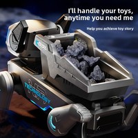 KI-gesteuerter Elektrischer Spielzeugroboter-Hund Interaktiver Begleiter für Kinder Programmierbarer Plastik-Roboter für Innen und Außen 50m Fernbedienung Geburtstagsgeschenk