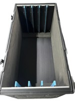 Caja de Almacenamiento Portátil de PE Económica al por Mayor para Equipos de Escenario, Estuche de Transporte Económico para Equipos y Cables de Actuación