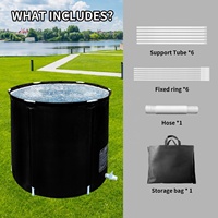 Icegalax Meilleur Prix Mini Refroidisseur Portable pour Bain de Glace avec Contrôle WiFi par Application et Baignoire Pliable pour Thérapie par Plongeon Froid
