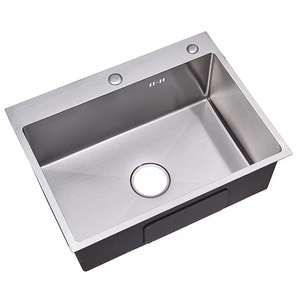 <span class=keywords><strong>Lavello</strong></span> da <span class=keywords><strong>Cucina</strong></span> Sottotop in Offerta Speciale, Vasca Profonda Singola Nano in Acciaio Inox Spazzolato Fatto a Mano - Product Image 2