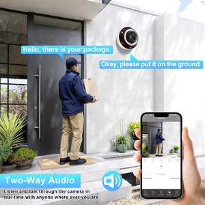 Caméra Dôme IP PTZ Mini 8MP avec Zoom Optique 3X, Rotation 350°, Audio Bidirectionnel, <span class=keywords><strong>Surveillance</strong></span> Extérieure CCTV, Grand Angle, Vision Nocturne, IP67 - Product Image 2