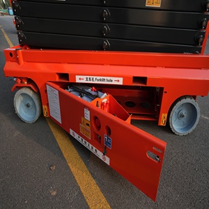 10-метровый самоходный телескопический ножничный подъемник 320 кг, подъемные платформы для продажи - Product Image 5