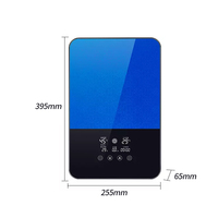 Chauffe-eau électrique instantané mural de haute qualité en acier inoxydable avec bouton tactile IPX4 3 pour hôtel
