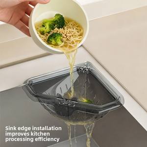 Cesta de drenaje magnética de plástico PET para piedras preciosas, colgante, filtro de agua para cocina, para drenaje de residuos alimentarios, nueva, al por mayor - Product Image 1