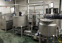 Machine d'aération de gâteau de crème de pâte à pâtisserie continue gonflable automatique équipement spécial de distributeur de gâteau de pâtisserie à vendre