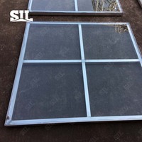 Plateforme de scène professionnelle en plexiglas transparent, verre acrylique trempé, pour mariage, pour piscine