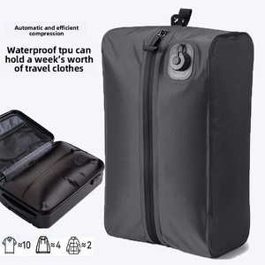 Bolsa de Almacenamiento al Vacío de TPU, Impermeable, Portátil, para Acampar al Aire Libre, Organizador de Equipaje con Bomba de Aire Integrada - Product Image 1