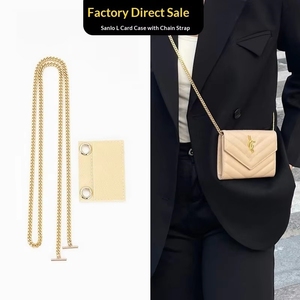 San. Bolso de Mano Lo L con Cierre de Cremallera, Correa Única, Cadena Metálica para Llevar Bajo el Brazo, Bolso Bandolera, Accesorios Interiores para Personalizar - Product Image 1