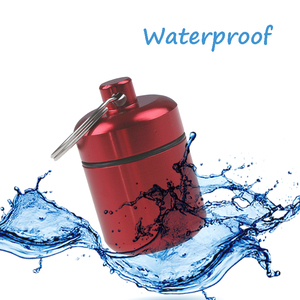 Hộp Đựng Thuốc Bằng Nhôm Móc Chìa Khóa Hộp Đựng Thuốc Đóng Dấu Chống Thấm Nước Hộp Đựng Viên Nang Hộp Đựng Thuốc Bằng Kim Loại Móc Khóa - Product Image 6