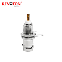 Coupleur d'extension professionnel BNC 50 Ohms, femelle, traversant, en laiton nickelé, pour utilisation avec CCTV, oscilloscope, radio