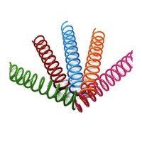 Notizbuch Kunststoff-Buchbindungsdraht Doppelschlaufen-Drahtbindung Metall-Spiralringe PVC-Kamm-Binderinge