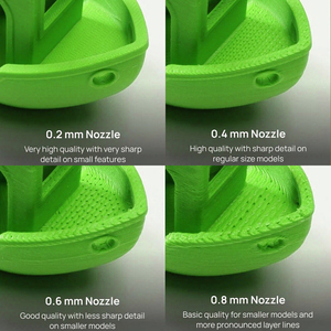 Buse d'imprimante 3D de remplacement compatible avec l'ensemble de la tête d'impression Bambu Lab P2S X2D pour imprimante 3D FDM - Product Image 3