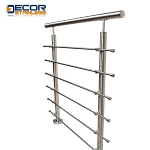 جولة الدرابزين غرامة أوصى درابزين درابزين المشاركات الحديثة درابزين سلم الفولاذ حديدي - Product Image 2