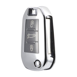 Coque de protection pour clé de voiture en TPU pour <span class=keywords><strong>Peugeot</strong></span> DS Citroen Versailles C5X Sega FT porte-clés porte-clés sac accessoires - Product Image 1