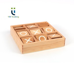 Bảng di động chiến lược trò chơi du lịch và suy nghĩ trò chơi bằng gỗ Tic Tac Toe trò chơi - Product Image 4