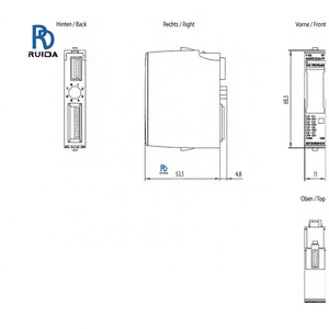 Module d'entrée/sortie numérique 6ES7136-6DC00-0CA0 ET200Sp pour la programmation PLC avec interface PROFINET et garantie d'un an - Product Image 3