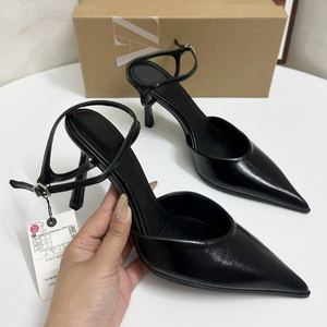 Sandales à talons hauts pointus pour femmes, style stiletto, à bout ouvert, tendance mode pour l'été, l'automne et le printemps - Product Image 3