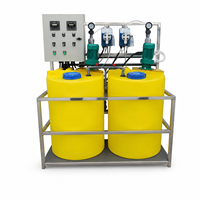 Système de filtration d'eau FANDUN, réservoir de dosage automatique de coagulant, pompe de filtration de coagulant acido-base 500L/heure, garantie 1 an, Chine