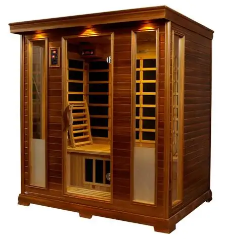 2023 Canada Red Cedar wood family indoor far infrared sauna cabin sauna room dry sauna