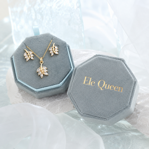 Luxury Velvet Octagonal Jewelry <b>Box</b> Elegant Ring <b>Earring</b> Necklace Storage Case for Jewelry Brands <b>Gift</b> Packaging and Display - Product Image 1