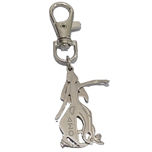 Delta Inspiration Fortitude Lady Stainless Steel Keychain Greek Letter Car <strong>Key</strong> Gift Jewelry for Women Metal Metal <strong>Key</strong> <strong>Chains</strong> - Product Image 2
