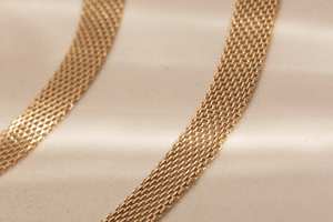 สแตนเลสทองทอโซ่สร้อยคอกว้างวงเค้นคอทอง,วินเทจตาข่ายโซ่ <span class=keywords><strong>Choker</strong></span> - Product Image 2