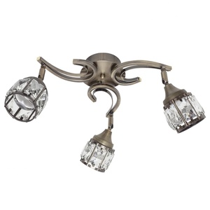 Lámpara de techo LED 3x5w 4000k, 1200lm, diseño elegante, iluminación eficiente, ideal para hogares y espacios comerciales. - Product Image 1