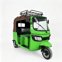 Tuk-tuk électrique, auto-rickshaw, véhicule électrique à 3 roues, Ke Ke électrique, tricycle électrique, E-rickshaw, Bajaj TVS, 2 rangées de sièges