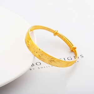 JXX JSZ-Z35A Open Cuff <b>Bangle</b> <b>Bracelet</b> 24K Gold Plated Different Irregular Shapes High Quality Fashion <b>Bangle</b> - Product Image 4