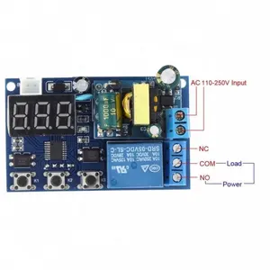 AC 110 ~ 250 V Verzögerungs-Timermodul LED-Anzeige Automation Digitaler Verzögerungs-Timer Steuerung Relais-Schaltermodul