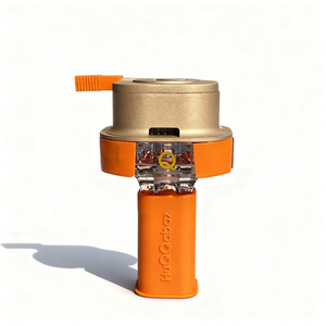 Juego de cuencos para hookah portátiles con mango de silicona, olla de shisha integrada y espaciador de carbón, dispositivo de gestión de calor HMD - Product Image 4