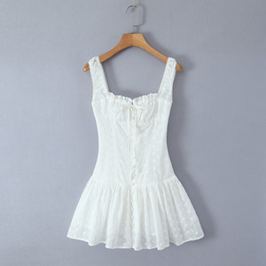 Shop Online White Eyelet Dresses for Women Embroidered Floral Patterns |  Alibaba.com
