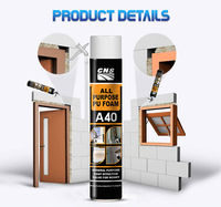 Scellant en mousse de polyuréthane monocomposant GNS haute performance pour le travail du bois, la construction, l'étanchéité, l'isolation acoustique