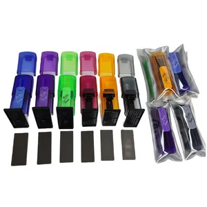 Self-inking Custom Rubber Pocket Stamp Logo Name Signature Helper Self Inking Stamps Flash Pocket Stamp