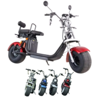 Venta al por mayor de fábrica: Motocicleta eléctrica Citycoco de 60V 1500W con neumático de 18 pulgadas 40 °   Scooter Eléctrico para Adultos