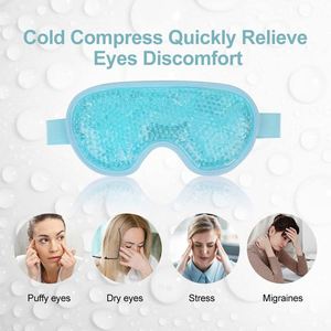 Produit le plus vendu 2026 Nouveau Masque oculaire en gel chaud et froid réutilisable pour les yeux gonflés – Vente en gros - Product Image 3
