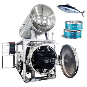 Tự Động Công Nghiệp Đóng Hộp Cá Ngừ Cá Sardine Dây chuyền Chế Biến Nồi Hấp Thực Phẩm Biển Máy Chế Biến - Product Image 3